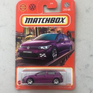 Matchbox Purple Volkswagen Golf GTE Toy Car